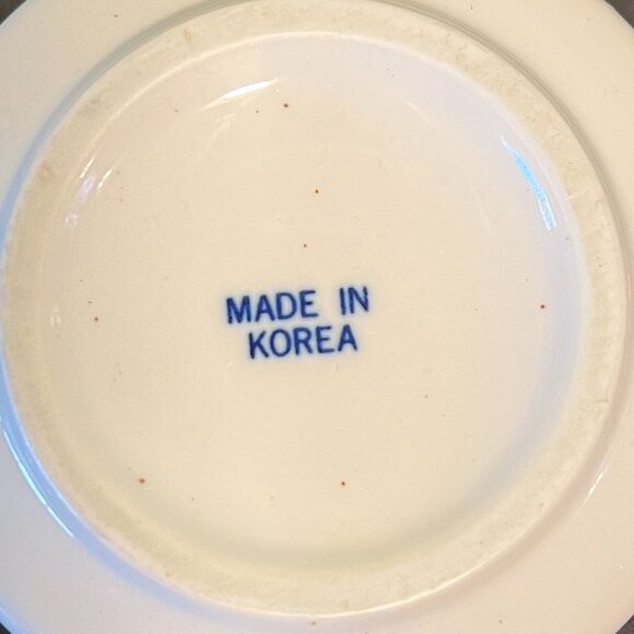 Vintage OTAGIRI Yellow Floral Stoneware Soup Mug Bowl ~ Gray w/ Brown Speckles - Picture 10 of 10